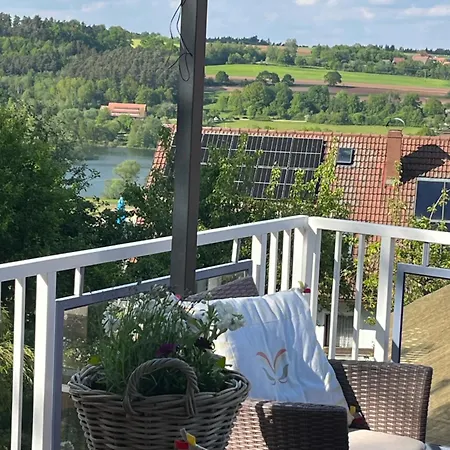 Wohnung Mit Dachterasse Absberg Exterior foto